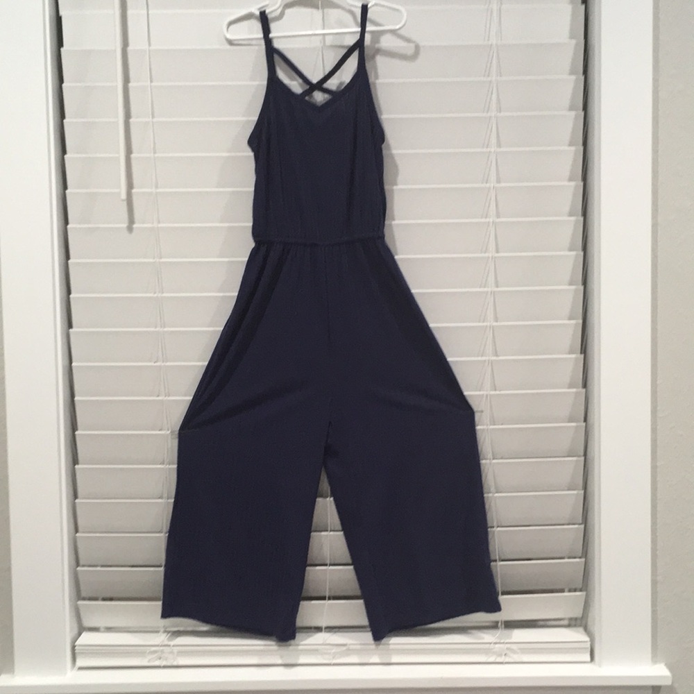 Kids navy jumpsuit